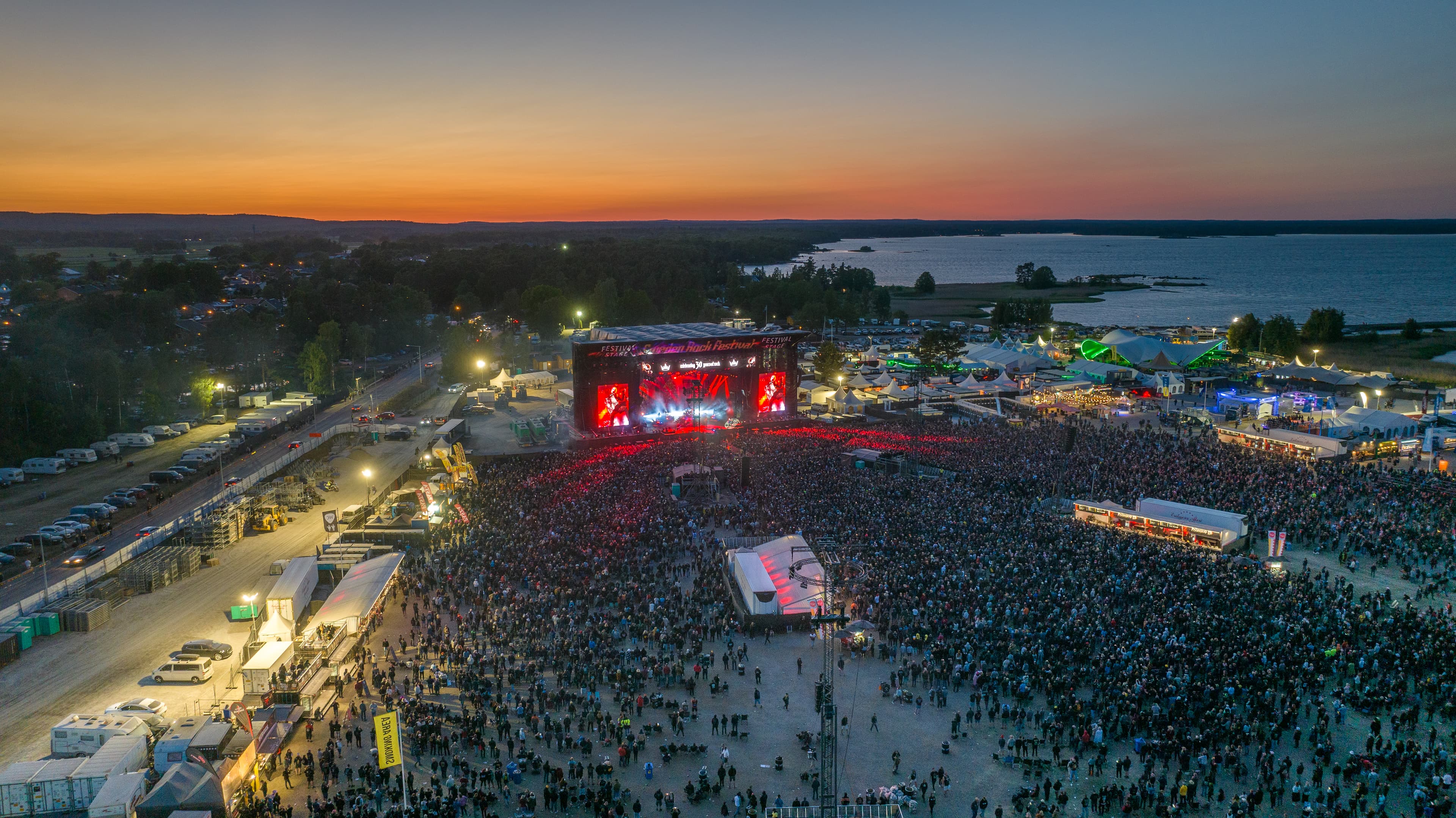 Husbil på festival